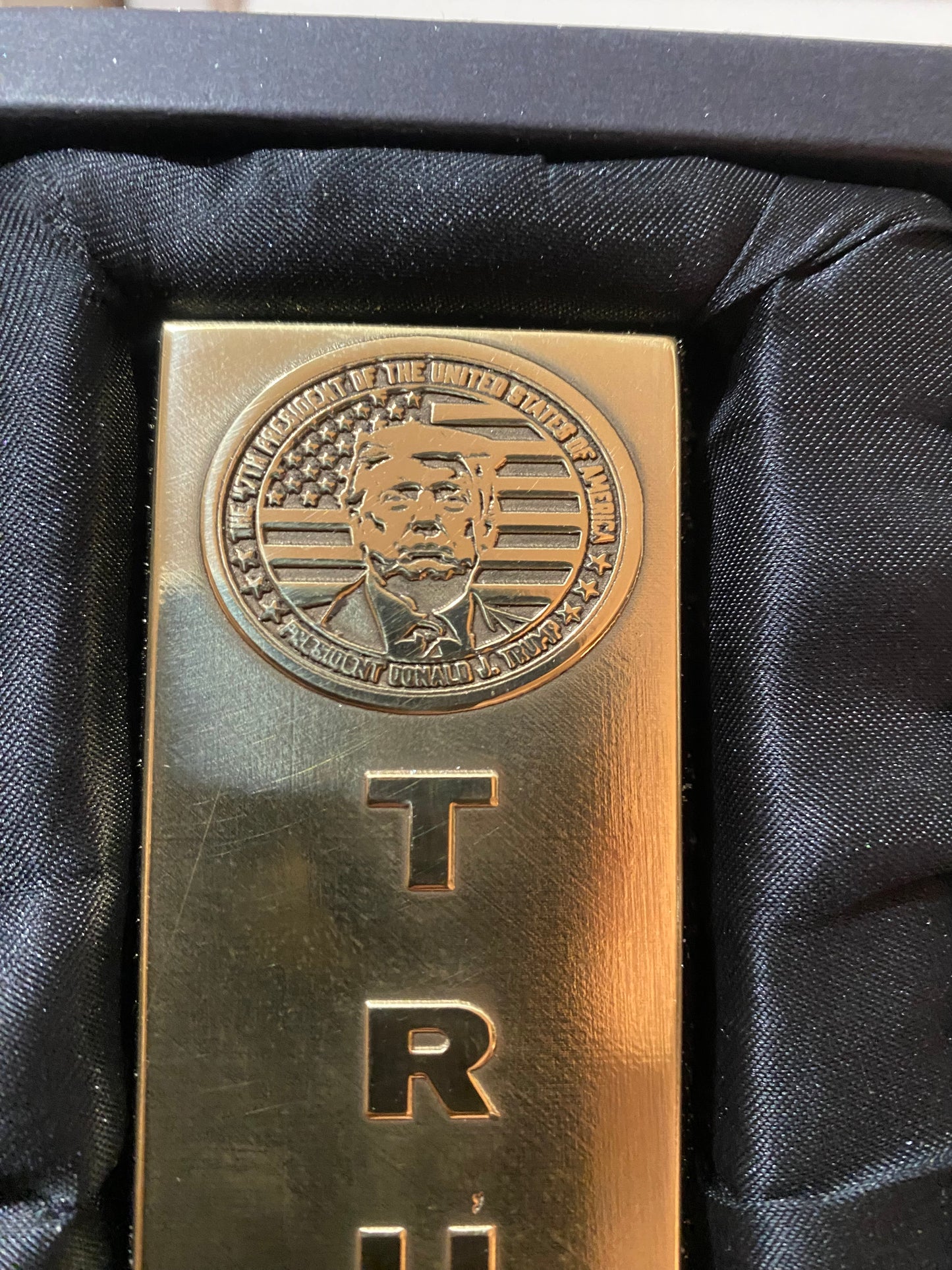 Trump Gold ( Solid Brass handmade)
