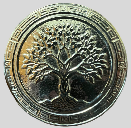 Brass meditation medallion